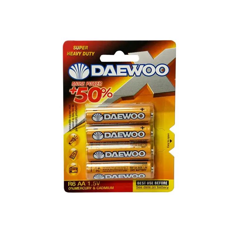 باتری قلمی DAEWOO کارتی 4 عددی