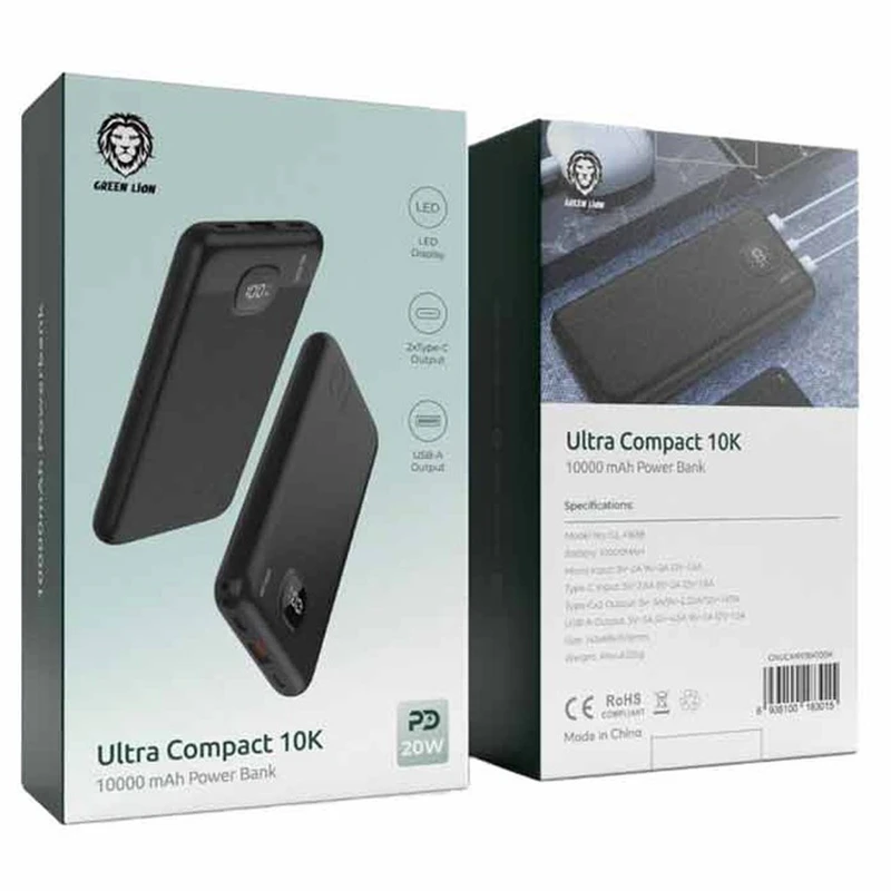 پاوربانک گرین لاین Ultra Compact با ظرفیت 10000mAh - Image 2