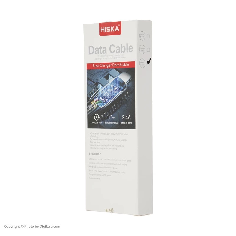 کابل تبدیل USB به USB-C هیسکا مدل LX-297 - Image 2