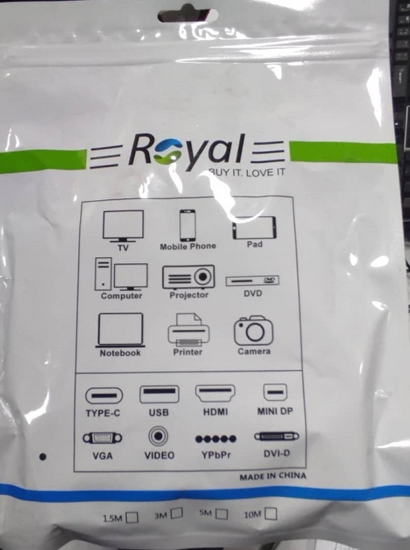 کابل ROYAL DP TO DP - Image 2